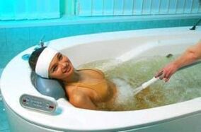 Balneotherapy for cervical spine osteochondrosis